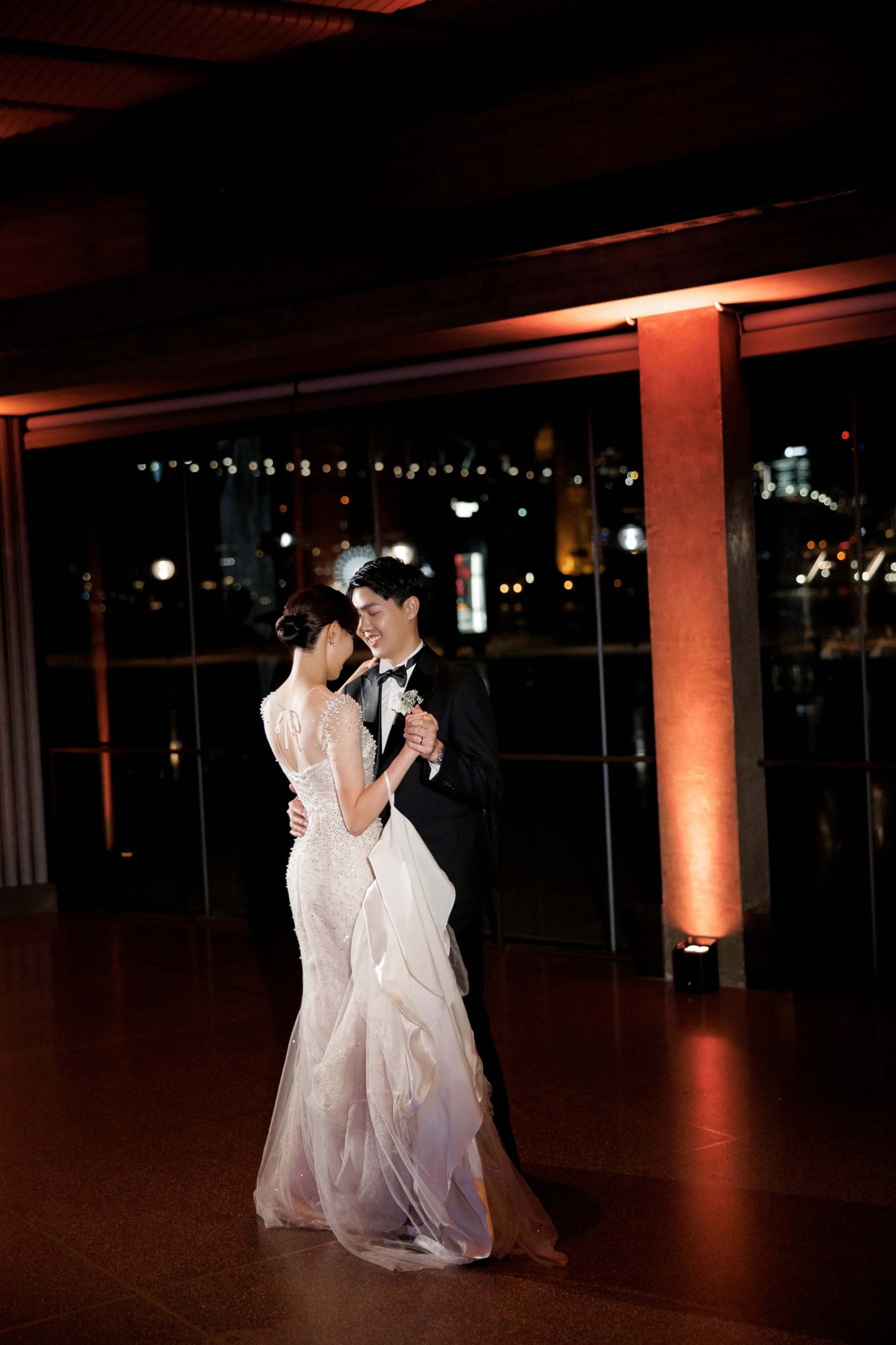sydney opera house wedding, sydney view wedding venue, Yallamundi Room Opera House Weddings, Yallamundi Room Opera House Wedding, salt atelier, sydney wedding photography, night view wedding
